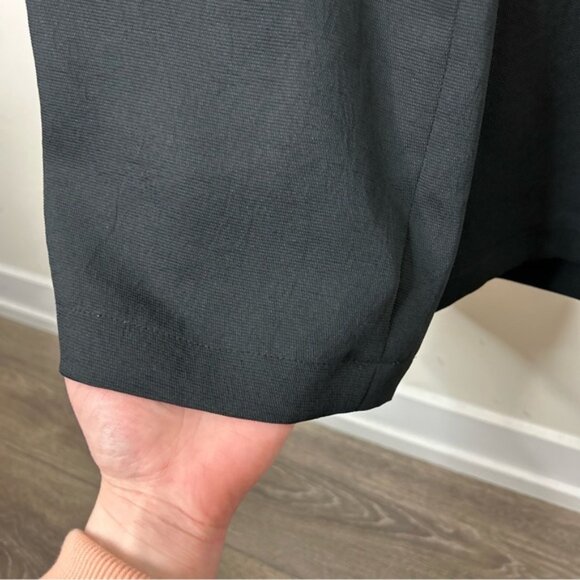 Aritzia Wilfred Ecoulement Jumpsuit Tie waist V-neck Wide flare leg Black Size 2 - Picture 9 of 15